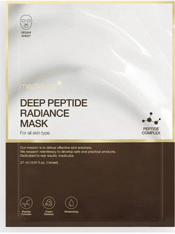 Medicube Deep Peptide Mask Illuminating Face Sheet With Peptides 27ml