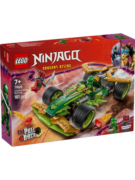 Lego Ninjago Lloyd's Pull-Back Race Car για 7+ Ετών 71828