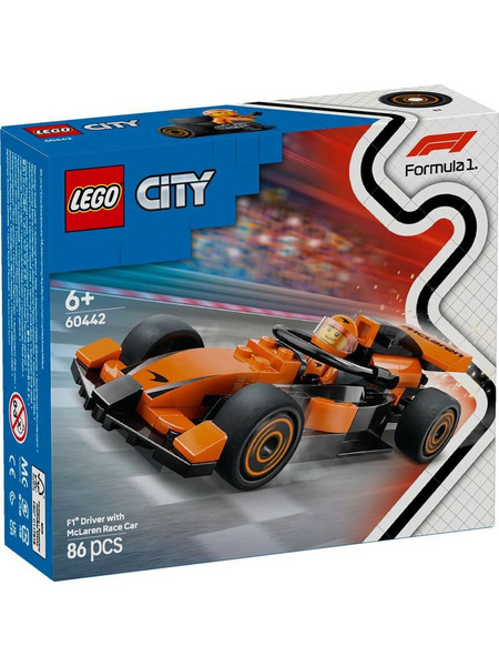 Lego City F1 Driver with McLaren Race Car για 6+ Ετών 60442