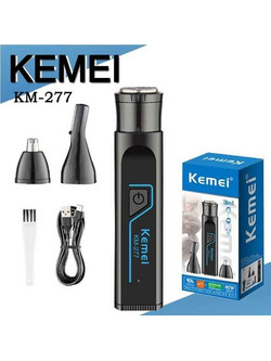 Kemei Trimmer Μηχανή Ανδρική Επαναφορτιζόμενη Προσώπου Μύτης Φρυδιών & Αυτιών FL-148032