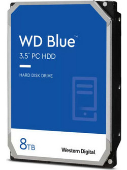 Western Digital Blue 8TB HDD Σκληρός Δίσκος 3.5" Sata 3 5640rpm με 256MB Cache