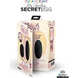 Clara Morgane Secret Egg Δονητής Egg Μαύρος