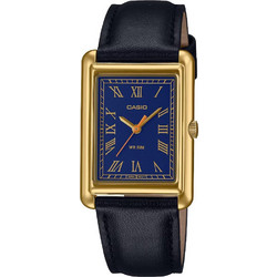 Casio Γυναικείο Ρολόι με Μαύρο Δερμάτινο Λουράκι LTP-B165GL-2BVEF