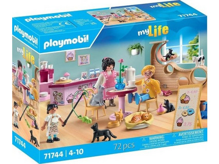 Playmobil My Life Καφετέρια με Γάτες για 4-10 Ετών 71744