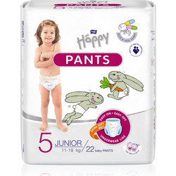 Bella Happy Pants Πάνες Βρακάκι No5 11-18kg 22τμχ
