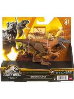 Mattel Jurassic World Dino Trackers Strike Attack Herrerasaurus Φιγούρα Δεινόσαυρος για 4+ Ετών