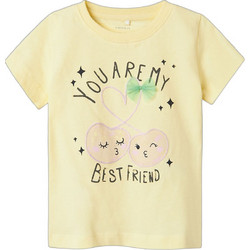 Name It Παιδικό T-Shirt Κοντομάνικο Κίτρινο 13237842