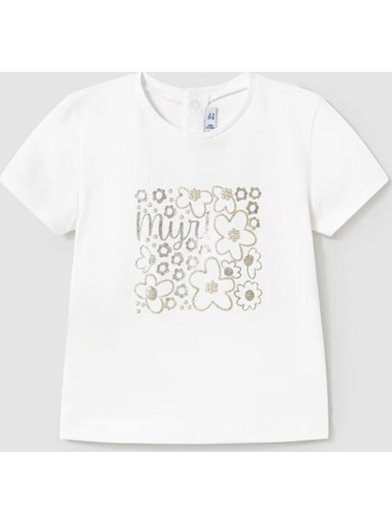 Mayoral Παιδικό T-Shirt Κοντομάνικο Λευκό 25-00105-015