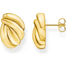 Thomas Sabo Γυναικεία Σκουλαρίκια Καρφωτά Επιχρυσωμένα H2327-413-39