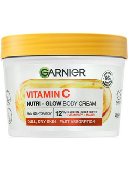 Garnier Super Food Vitamin C Nutri Glow Ενυδατική Κρέμα Σώματος 380ml