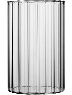 Espiel Σετ Ποτήρια Νερού Γυάλινα Slim Optic 370ml 4τμχ ESPIEL-LEG210K4