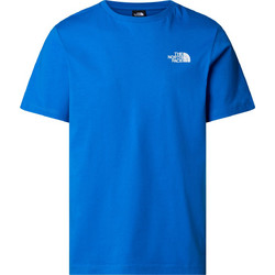 The North Face Red Box Tee Ανδρικό Αθλητικό T-Shirt Royal Blue NF0A87NP-16Y