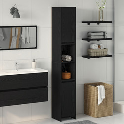 vidaXL Στήλη Μπάνιου Δαπέδου Ξύλινη 862505