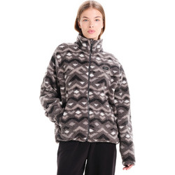 Basehit Γυναικεία Ζακέτα Fleece Μακριά με Φερμουάρ Ανθρακί 242.BW290.47