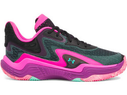 Under Armour Spawn Ανδρικά Αθλητικά Παπούτσια για Μπάσκετ Μωβ Μαύρα 3028834-001