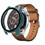 Glass protector Πλαστική Θήκη με Προστασία Οθόνης για Huawei Watch GT3 42mm Πράσινη