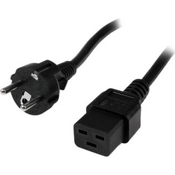 StarTech PXTEUC192M Καλώδιο Τροφοδοσίας Schuko to IEC C19 2m