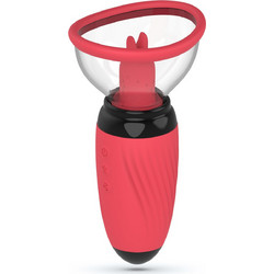 Crushious Scarlet Vulva Pump Κλειτοριδικός Δονητής Κόκκινος