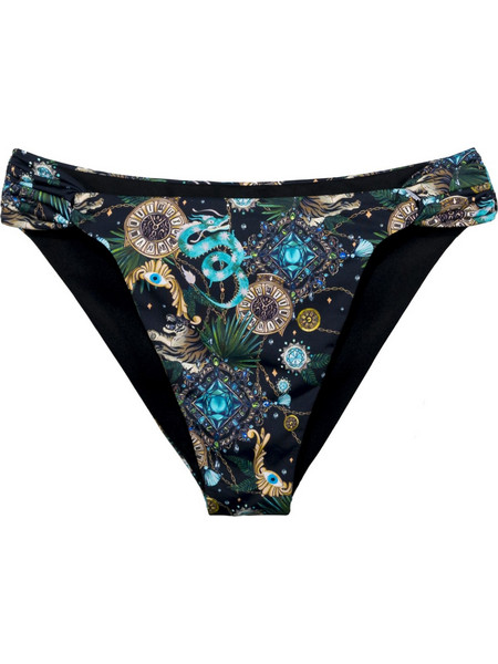 Solano Bikini Slip Μαύρο Μπλε 40-3582