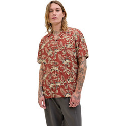 Jack & Jones Ανδρικό Πουκάμισο Βαμβακερό Κοντομάνικο Κανονική Γραμμή Rusted 12278994
