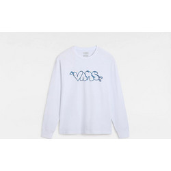 Vans Παιδικό T-Shirt Μακρυμάνικο Λευκό Μπλε VN000JCM-WHT