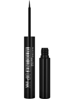 Maybelline Tattoo Liner Dip-Ink 100 Black Track Πινέλο Eyeliner