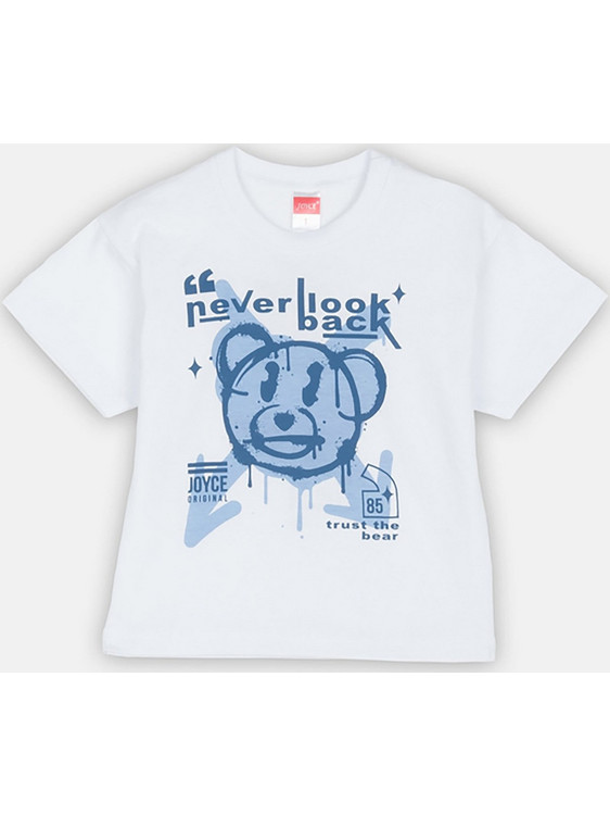 Joyce Παιδικό T-Shirt Κοντομάνικο Λευκό 2512505