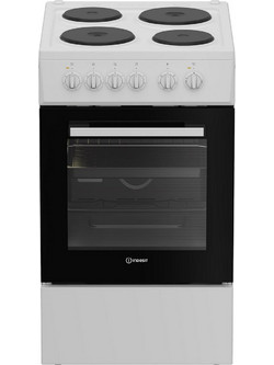 Indesit I5E5PMW Κουζίνα Ηλεκτρική 55lt με Εμαγιέ Εστίες 50cm