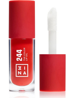 3ina 244 Classic Rich Red Lip Oil με Χρώμα 4ml