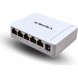Venex SW-105GB Unmanaged L2 Switch με 5 Θύρες Ethernet 1000Mbps
