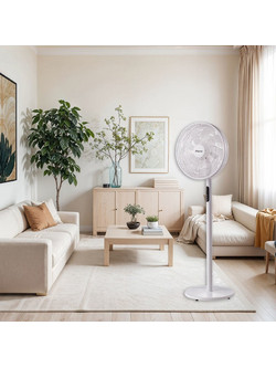 Primo PRSF-80645 Ανεμιστήρας Δαπέδου Ορθοστάτης 40cm 50W με Τηλεχειριστήριο