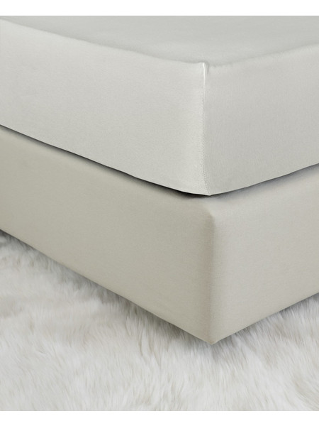Nima Σεντόνι King Size Βαμβακερό με Λάστιχο 180x200+40 Tender Oat Beige