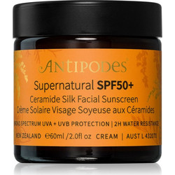 Antipodes Supernatural Ceramide Silk Facial Sunscreen SPF50 60ml