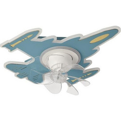 Eurolamp 300-25060 Ανεμιστήρας Οροφής 50cm 24W με Φως & Τηλεχειριστήριο Μπλε