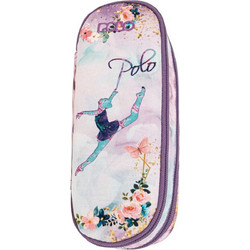 Polo Growly Gymnastics Κασετίνα με 2 Θήκες Λιλά 937058-8361