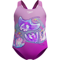 Speedo Αθλητικό Παιδικό Μαγιό Ολόσωμο για Κορίτσι Μωβ 8003739-18258