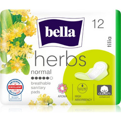 Bella Herbs Tilia Normal Σερβιέτες με Φτερά για Αυξημένη Ροή 5 Σταγόνες 12τμχ