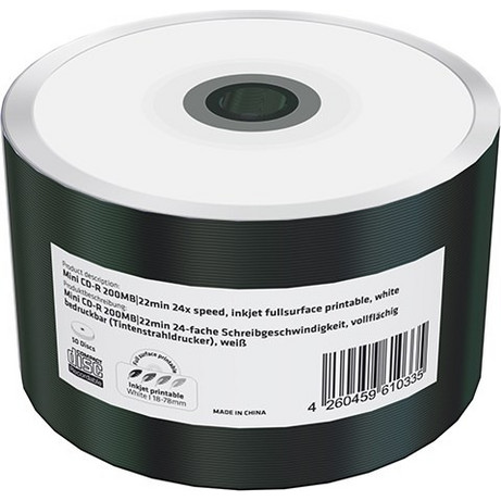 MediaRange MR257 Εγγράψιμα CD-R 24x Printable 200MB Cake Box 50τμχ ...