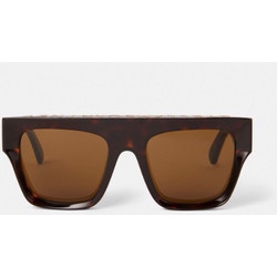 Stella McCartney SC40006I 52E Ανδρικά Γυαλιά Ηλίου Τετράγωνα Κοκάλινα Καφέ με Καφέ Φακό