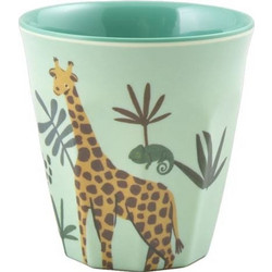 Rice Σετ Ποτήρια Νερού Μελαμίνη Jungle Animals Πράσινα 160ml 2τμχ KICUP-JUNGB2