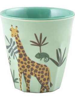 Rice Σετ Ποτήρια Νερού Μελαμίνη Jungle Animals Πράσινα 160ml 2τμχ KICUP-JUNGB2