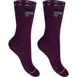 Fila Γυναικείες Κάλτσες Μπορντό F3239-3253