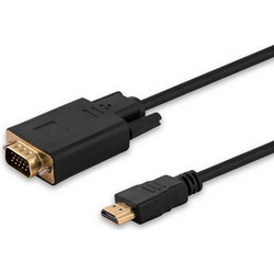 SAVIO Καλώδιο HDMI Male to VGA Male 1.8m Black CL-103