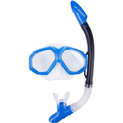 Speedo Dual Lenses Μάσκα Θαλάσσης με Αναπνευστήρα SOL25002C-TCBK