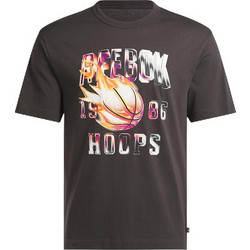 Reebok Basketball On Fire Ανδρικό Αθλητικό T-Shirt Ανθρακί 100218-817