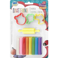 Justnote Πλαστελίνη με Καλούπια & Πλάστη 703439