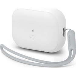 Spigen Silicone Fit Θήκη Σιλικόνης για Apple AirPods Pro 2 Λευκή Γκρι