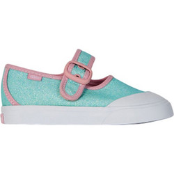 Vans Mary Jane Παιδικές Μπαλαρίνες Πάνινες με Ρυθμιζόμενο Λουράκι Τιρκουάζ Ροζ VN000CRY-6V61