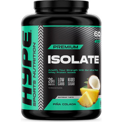 Hype Premium Isolate Pina-Colada Πρωτεΐνη Ορού Γάλακτος Γράμμωσης 1.8kg