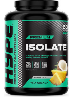Hype Premium Isolate Pina-Colada Πρωτεΐνη Ορού Γάλακτος Γράμμωσης 1.8kg